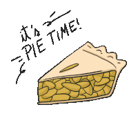 Pies Pie Time Sticker - Pies Pie Time Dessert Stickers