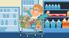 Supermarket Granny GIF