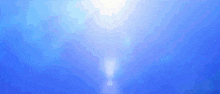 the sun is shining brightly through the clouds