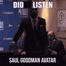 Did Listen Saul Goodman Pfp GIF - Did Listen Saul Goodman Pfp GIFs