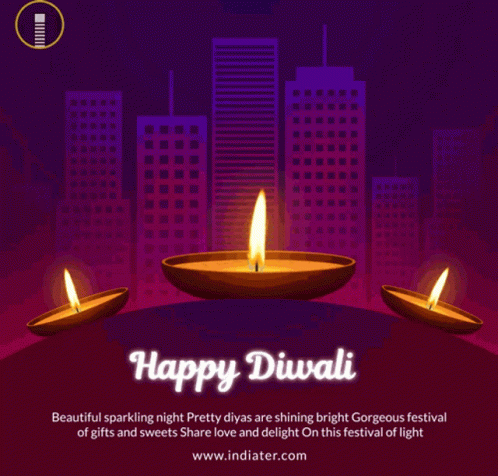 animated diwali cards