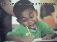 School Only5minutes To Finish GIF - School Only5minutes To Finish Essay GIFs