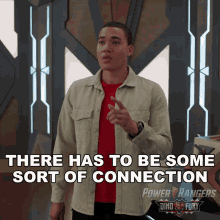 There Has To Be Some Sort Of Connection Zayto GIF - There Has To Be Some Sort Of Connection Zayto Power Rangers Dino Fury GIFs