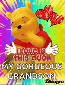 I Love You This Much Pooh GIF - I Love You This Much Pooh I Love You GIFs
