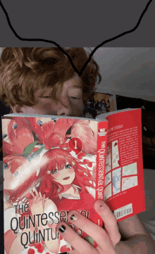 Armstrong Reading GIF - Armstrong Reading Quintessential Quintuplets GIFs