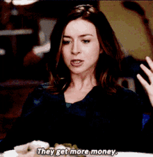 Greys Anatomy Amelia Shepherd GIF - Greys Anatomy Amelia Shepherd They Get More Money GIFs