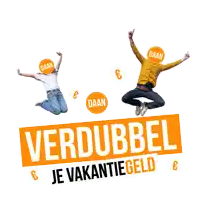 two men jumping in the air with daan on their faces