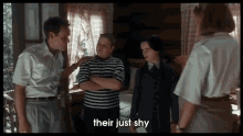 Their Just Shy GIF - Addams Family Values Wednesday Theyre Just Shy GIFs