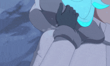 a cartoon drawing of a person covering their face with their hands