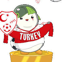 Turkey Soccer Sticker