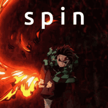 Spin Demon Slayer GIF - Spin Demon Slayer Tanjiro GIFs