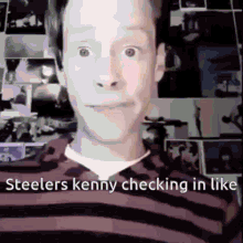 Steelers Kenny Checking In Like GIF - Steelers Kenny Checking In Like GIFs
