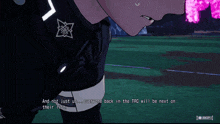 a screenshot of a video game that says " and not just us ... everyone back in the trc will be next on their list "