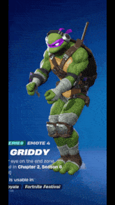 Donatello Griddy GIF - Donatello Griddy Fortnite GIFs