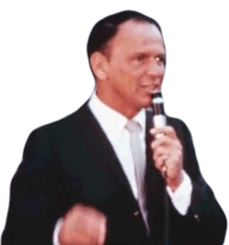 Snapping Fingers Frank Sinatra Sticker - Snapping Fingers Frank Sinatra Come On Stickers