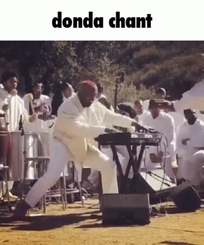 Kanye West Donda GIF - Kanye West Donda Donda Chant GIFs
