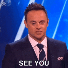See You In A Few Minutes Ant Mcpartlin GIF - See You In A Few Minutes Ant Mcpartlin Britain'S Got Talent GIFs