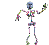 Dancing Skeletons Skeleton Sticker - Dancing Skeletons Skeleton Dance Stickers