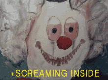 Screaming Inside Screaming GIF - Screaming Inside Screaming Clown GIFs