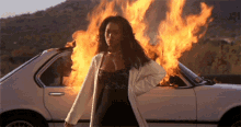 Badass Fire GIF - Badass Fire Woman GIFs