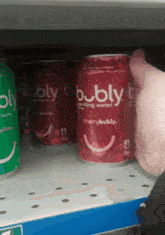 Bubly Sparkling Water Cherry GIF - Bubly Sparkling Water Cherry Drink GIFs