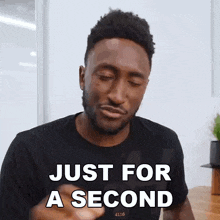 Just For A Second Marques Brownlee GIF - Just For A Second Marques Brownlee Hang On GIFs