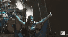 Nightwish Floor Jansen GIF - Nightwish Floor Jansen Thumbs Up GIFs