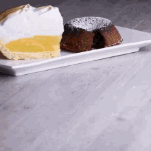 lemon meringue lava cake white chocolate fills yummy delicious dessert mashups