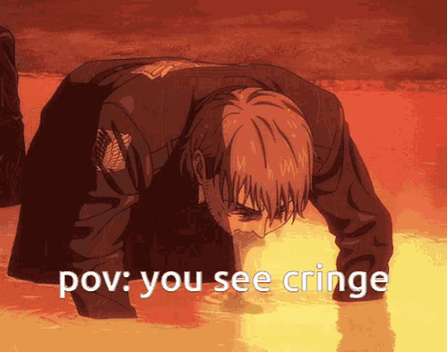 Attack On Titan Cringe GIF Attack On Titan Cringe Person Discover & Share GIFs