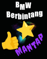 a bmw berbintang advertisement with a heart and a star