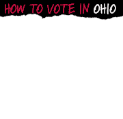 How To Vote In Ohio Ohio Sticker - How To Vote In Ohio Ohio Oh Stickers