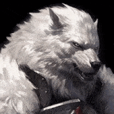 Ragash White Werewolf GIF - Ragash White Werewolf Tana Del Ladro GIFs