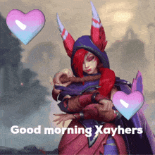 Good Morning Xayah GIF - Good Morning Xayah League Of Legends GIFs