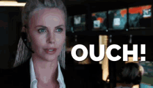 Ouch GIF - The Fate Of The Furious The Fate Of The Furious Gi Fs Charlize Theron GIFs