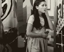 Sad Face Ariana Grande GIF - Sad Face Ariana Grande Cat Valentine GIFs