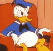 Donald Duck Furious GIF - Donald Duck Furious GIFs