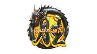 a logo with a dragon and the words " ratuular 7 "