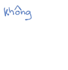 a drawing of a cat on a blue background with the words nh3 cau ge written below it