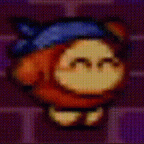 Armada sangre Prever Bandana Dee Kirby GIF - Bandana Dee Kirby Wave - Discover & Share GIFs