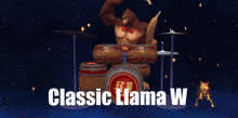 Classic Llama W Smite Raijin GIF - Classic Llama W Llama W Smite Raijin GIFs
