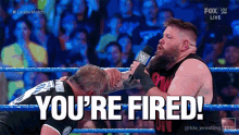 Kevin Owens Fired GIF - Kevin Owens Fired Stunner GIFs