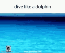 Dive Like A Dolphin Ecco2k GIF - Dive Like A Dolphin Ecco2k Mario GIFs