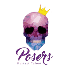 posers hottest talent skull crown skeleton