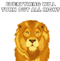 Everything Will Turn Out All Right Aslan Sticker - Everything Will Turn Out All Right Aslan South Park Stickers