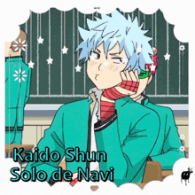 kaido shun solo de navi is a cartoon character