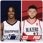 Memphis Grizzlies (119) Vs. Portland Trail Blazers (123) Post Game GIF - Nba Basketball Nba 2021 GIFs