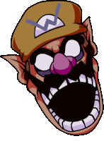 Wario Apparition Up Pose Sticker - Wario Apparition Up Pose Fnf Stickers