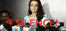 Ameesha Patel Silence GIF - Ameesha Patel Silence Angry Shouting Lady GIFs