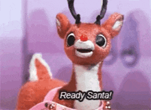 Rudolph The Red Nosed Reindeer Merry Christmas GIF