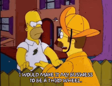 Homer Simpson Ned Flanders GIF
